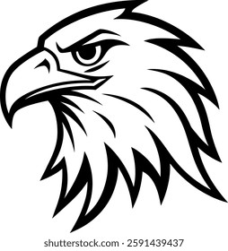 a bold black and white vector style illustration