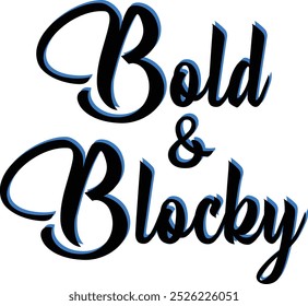 Diseño de camiseta de Vector de tipografía latina atrevida y bloqueada