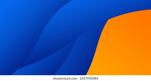 Bold Blue and Orange Abstract Layers

. vector illustration