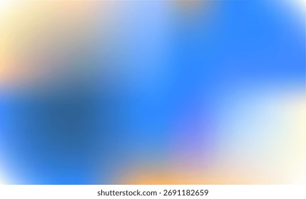 Gradiente azul e laranja arrojado com uma mistura suave vibrante, criando um plano de fundo abstrato moderno dinâmico.
