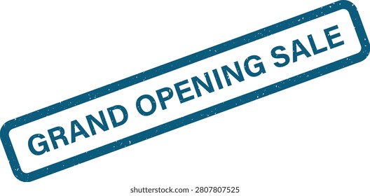 A bold blue rubber stamp displaying 