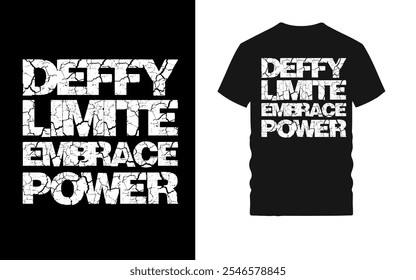 Bold Brave Free and Defy Limits Motivational T-Shirt Design Collection