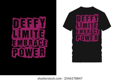 Bold Brave Free and Defy Limits Motivational T-Shirt Design Collection