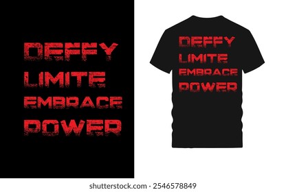 Bold Brave Free and Defy Limits Motivational T-Shirt Design Collection