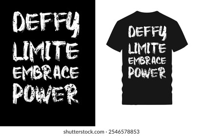 Bold Brave Free and Defy Limits Motivational T-Shirt Design Collection