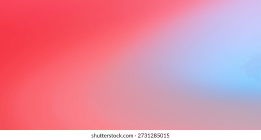 Gradiente azul e vermelho brilhante e arrojado com tons vívidos, criando um plano de fundo abstrato surpreendente e energético.