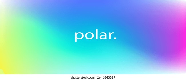 Gradiente multicolorido brilhante e arrojado com matizes vívidos e de alto contraste combinados suavemente — ideal para planos de fundo abstratos modernos e energéticos e designs de vetor atraentes.