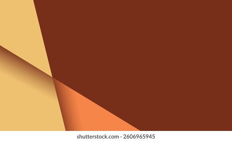 A bold brown papercut background with smooth layered lines. Perfect for branding, web, social media, and prints. Scalable vector with modern abstract texture for creative projects