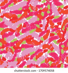 El grueso pincel grunge trazos vectoriales sin fisuras. Fondo de textura pintada a mano para tela, papel pintado, moda, banners, proyectos de scrapbooking. Diseño de patrones de superficie.