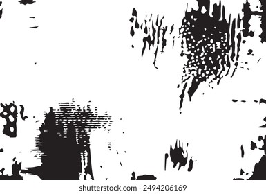 Bold brush stroke with grunge texture. Distress damaged texture. Grainy bold brush strokes texture.