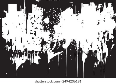 Bold brush stroke with grunge texture. Distress damaged texture. Grainy bold brush strokes texture.