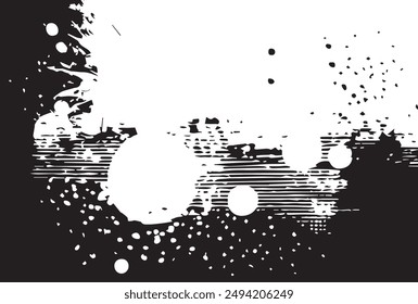 Bold brush stroke with grunge texture. Distress damaged texture. Grainy bold brush strokes texture.