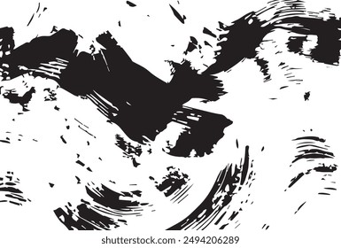 Bold brush stroke with grunge texture. Distress damaged texture. Grainy bold brush strokes texture.