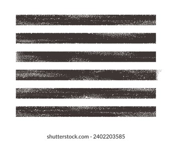 Bold brush stroke set. Grunge hand drawn vector shapes and silhouettes. Brush stroke lines.