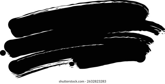 Texturas de icono de silueta de pincelada en negrita