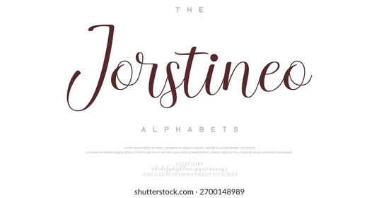 Uma fonte de assinatura arrojada em estilo pincel que captura a energia artística e a criatividade — perfeita para cartazes, marcas e gráficos do YouTube ou de mídias sociais.