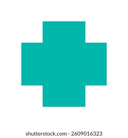 Bold Brutalist Abstract Shape. Geometric symbol of brutalism. Flat design element, modern icon, y2k aesthetic, perfect for graphic projects, decoration, and contemporary art applications.