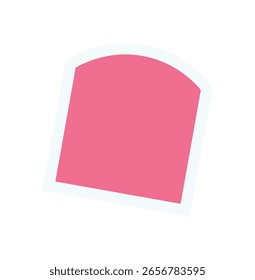 Etiqueta engomada abstracta brutalista audaz. Forma geométrica mínima y elemento abstracto. Icono moderno, estilo y2k, diseño de pegatinas, adecuado para aplicaciones de moda y proyectos gráficos.