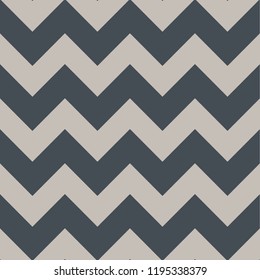 Bold Chevron Pattern in neutral colors, dark gray and khaki. Both a classic and modern seamless vector pattern. Great for bedding, textiles, fashion accessories, pillows,. Strong 2-color statement.