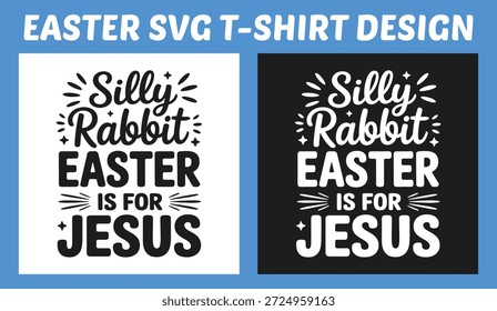 Diseño de camiseta de tipografía de Pascua cristiana audaz con letras de mano juguetonas. Obra de arte de Vector en blanco y negro que expresa fe y creencia, perfecta para ropa de Pascua, eventos de la iglesia, regalos y estampados.