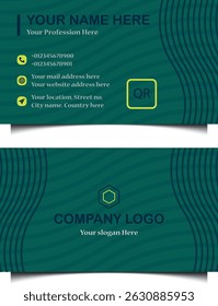 Bold, Clean Business Card Design
Simple, modern layout with strong typography. Perfect for professionals wanting a clear, sharp look. Fully editable and print-ready.