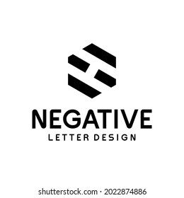 Logo negrita y limpio sobre la letra H en el espacio negativo.
EPS 10, Vector.