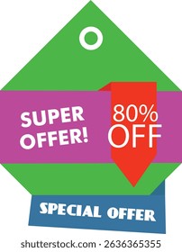 A bold and clean sale tag icon featuring a price label or tag with text like “Sale,” “Discount,” or a percentage symbol. 