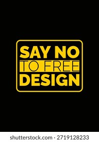 Diseño tipográfico claro y audaz que comunica el valor de los servicios creativos profesionales a los clientes.