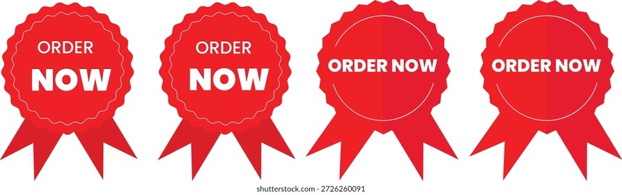Una atrevida colección de insignias rojas y sellos de cinta diseñados para llamar la atención y aumentar las conversiones. Perfecto para Sitios web de comercio electrónico, anuncios en línea, páginas de destino, Anuncios y promociones de marketing digital.