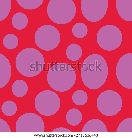 Bold colorful circles seamless pattern with layered circle elements and colorful artistic composition ideal for pattern use