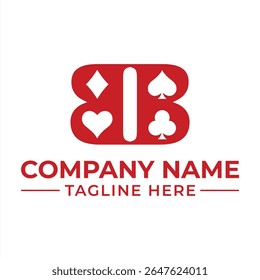 Bold Company Logo Design with Playing Card Suits Creative Branding for Casino or Game Related Business