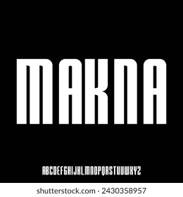 bold condensed font for poster and head line