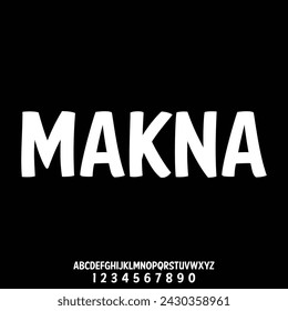 bold condensed font for poster and head line