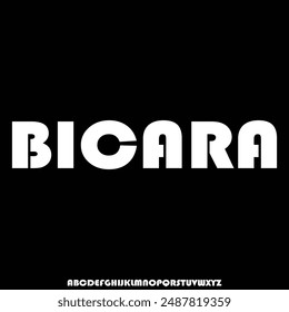 bold condensed font for poster and head line