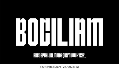 BOLD CONDENSED FONT FOR POSTER AND HEADLINE TYPEFACE