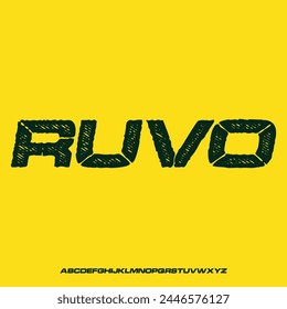 bold condensed stencils font for poster and head line