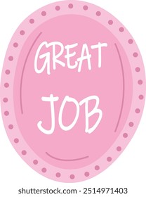 Bold Congratulation Sticker Text Cute