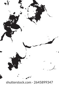 Textura de parede rachada em negrito com fraturas em preto e branco de alto contraste