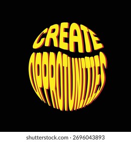 Fett gedruckter Texteffekt 'Chancen eröffnen'