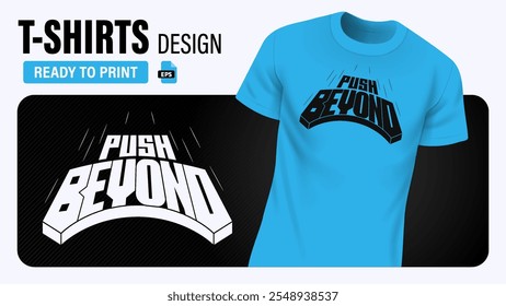 Bold and Creative Typography T-Shirt Design – Ready-to-Print EPS Vector Artwork for Custom Apparel and Graphic Tees