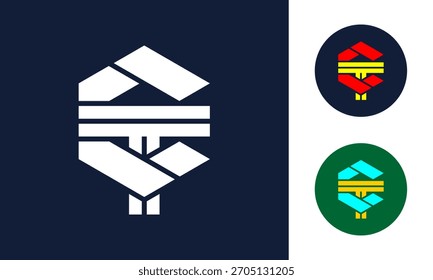 Logotipo de CT en negrita para los negocios