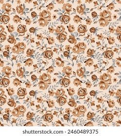 Bold Design Art Digital Textile Design for Shirts and Dupatta Colorful Flowers and Ornaments Designs Shirt Design with Elegant Colors
