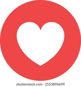 Its bold design captures attention and conveys warmth, making it an ideal choice for posts, messages, or any digital communication that celebrates love.