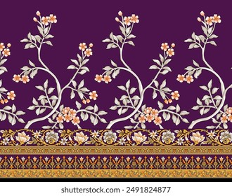 Bold Design, Digital Textile Design for Shirts and Dupatta and Ornaments Designs Shirt Design with Elegant Colors