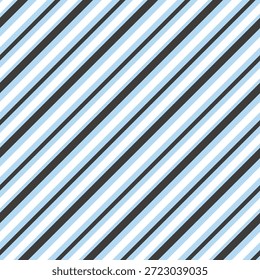 Líneas diagonales audaces en horizonte sin fin y Vector de fondo blanco sin fisuras