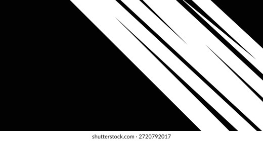 Rayas diagonales en negrita sobre fondo Abstractas blanco y negro para proyectos de diseño moderno