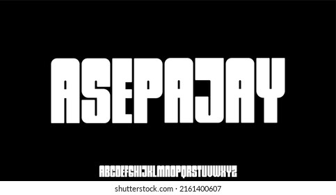vector de tipo de letra de visualización en negrita
