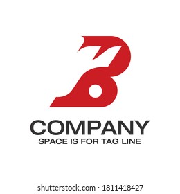 Bold and distinct Letter B in italic style overlapped with small letter r as negative space. The promising monogram logo for big businesses.