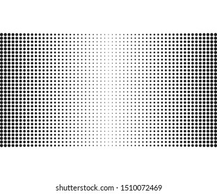 Bold Dot Pattern Gradation Shape with Black White Colors