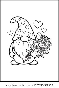 Bold Easy Valentine’s Day Coloring Pages for Kids | Bold and easy Valentine’s Day coloring pages with simple shapes and thick outlines, perfect for young kids, preschoolers, and beginners.